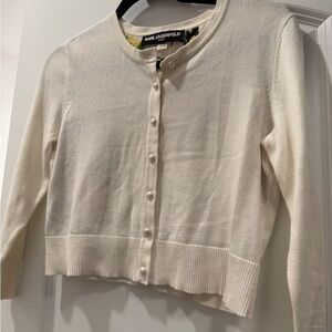 Karl Lagerfeld Women's cropped cardigan